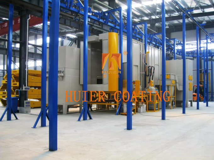 Strength Industrial Electrostatic Powder Coating Line With Automatic ...