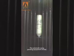 Steel wheel electrophoresis, painting and powder coating line