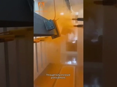 Customize Coating Color Automated Powder Coating Line Chain / Mesh Belt Conveyor Type