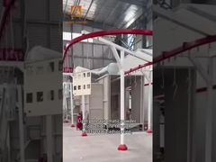 Ceiling Mounted PLC Control Overhead Conveyor System With Variable Speed And Low Noise