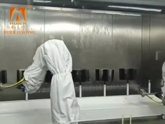 Automated Electrostatic Painting Lines With 5% Uniformity Error And 60% Paint Utilization