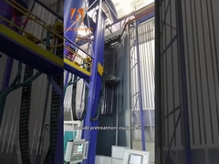 Customizable Color Energy Saving Mesh Belt Powder Coating Conveyor Systems Powder Coating Line