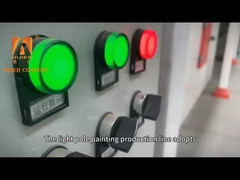 Automatic Powder Coating System For Iron Substrate Bike Frames With Customizable Colors