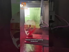 Large Automated Electrostatic Spray Painting Line With Paint Utilization And Spraying Precision