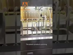 Electrostatic Painting Machine With 60% Paint Utilization Electrostatic Painting Line