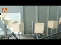 Efficiency Electrostatic Painting Line High Voltage Spray Guns With 60%+ Paint Utilization