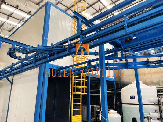 PLC Controlled Ceiling Mounted Steel Hanging Conveyor System with Chain Hanger