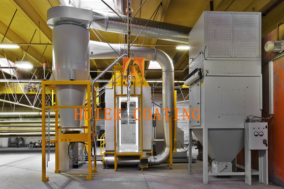 Touch Screen Controlled Electrostatic Powder Coating System Line With 16 PCS Standard Injectors Corrosion Resistance