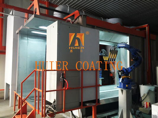 Customized Energy Saving Automated Powder Coating Production Line For Chain / Mesh Belt Conveyor System