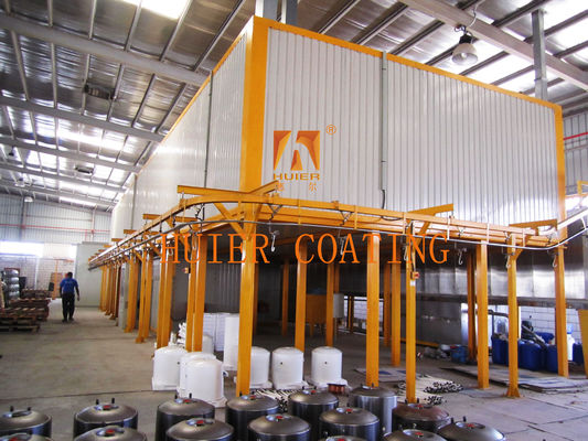 Adjustable Pre Treatment Iron Automatic Powder Coating Line With Energy Saving