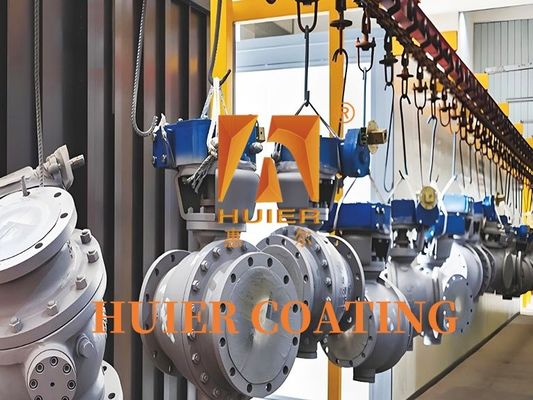 Electric Electrostatic Valve Spray Coating Line Continuous Operation For 5