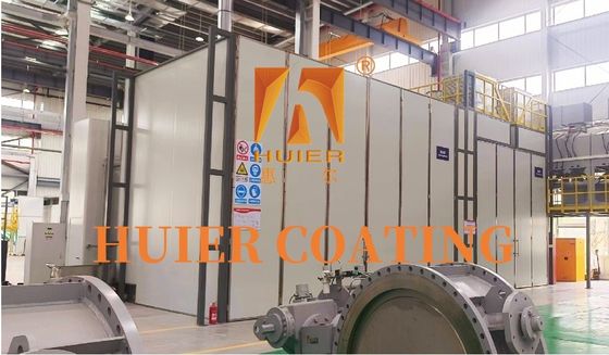 Large Automated Electrostatic Spray Painting Line With Paint Utilization And Spraying Precision