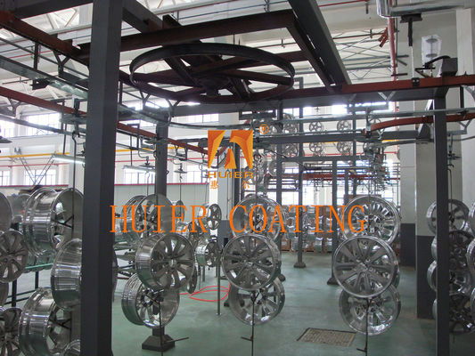 Steel Wheel Electrophoresis Painting And Powder Coating Line