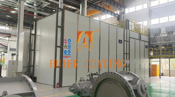 Electrostatic Spray Gun KOSO Valve Coating Line Large Valve Line For Single Layer Coating In Industrial